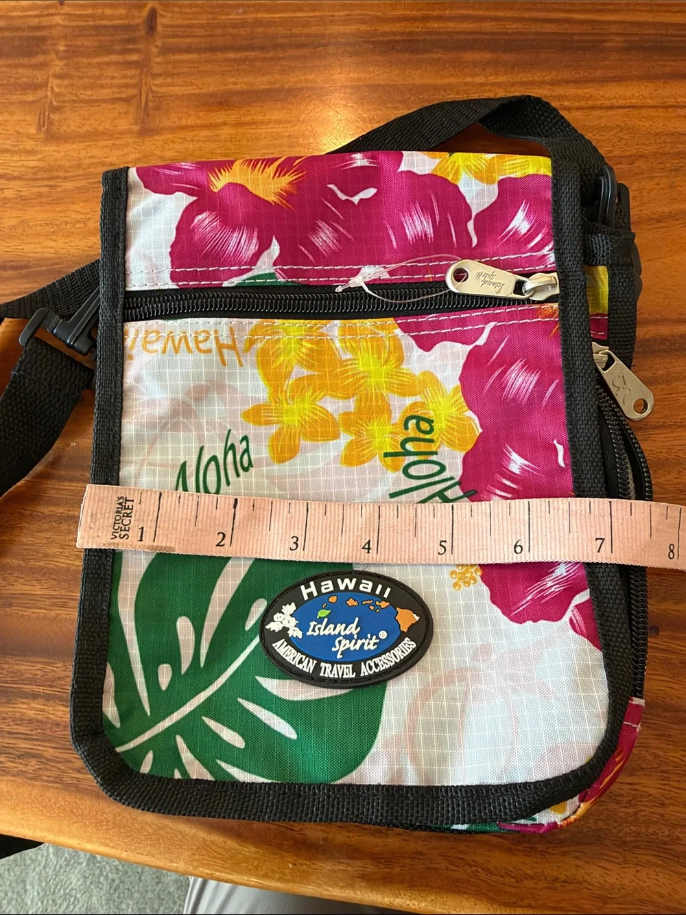 Aloha Floral Crossbody Bag in Pink & Yellow